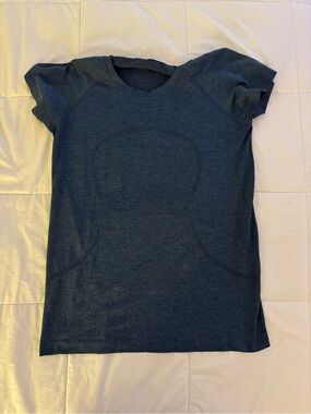 Dark Teal/Blue Lululemon Short Sleeve Swiftly Tech